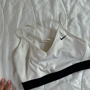 Nike White Bra